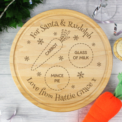 Personalised Christmas Eve Mince Pie Board - MK&JD Gifts
