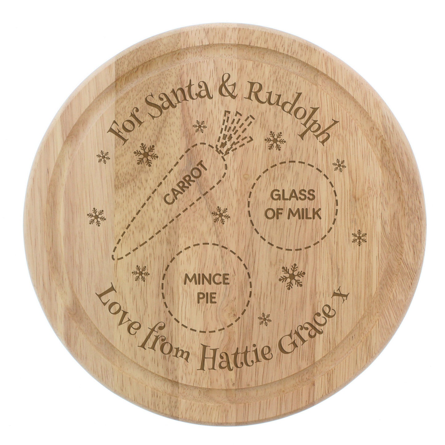 Personalised Christmas Eve Mince Pie Board - MK&JD Gifts