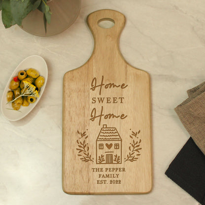 Personalised HOME Wooden Paddle Board - MK&JD Gifts