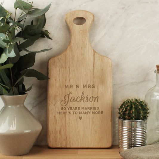 Personalised Wedding Wooden Paddle Board - MK&JD Gifts