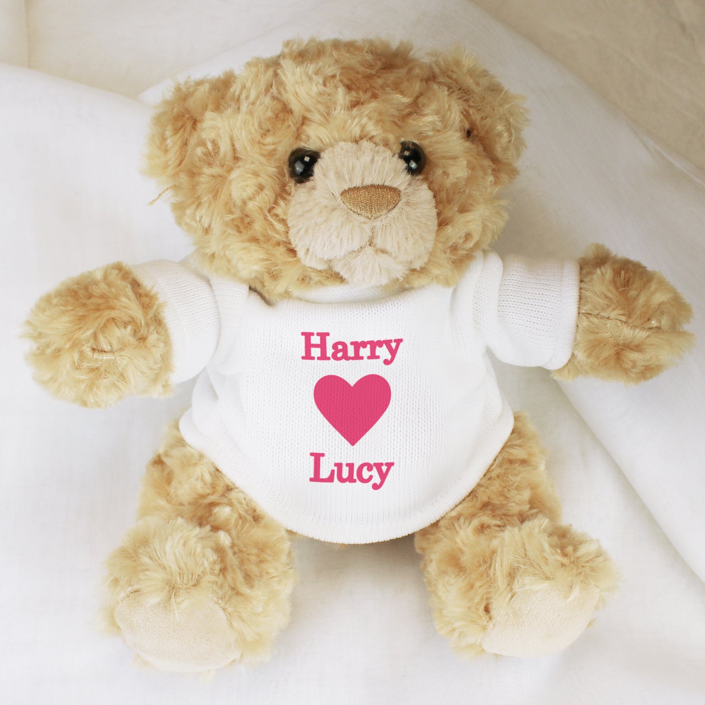 Personalised Love Heart Teddy Bear - MK&JD Gifts