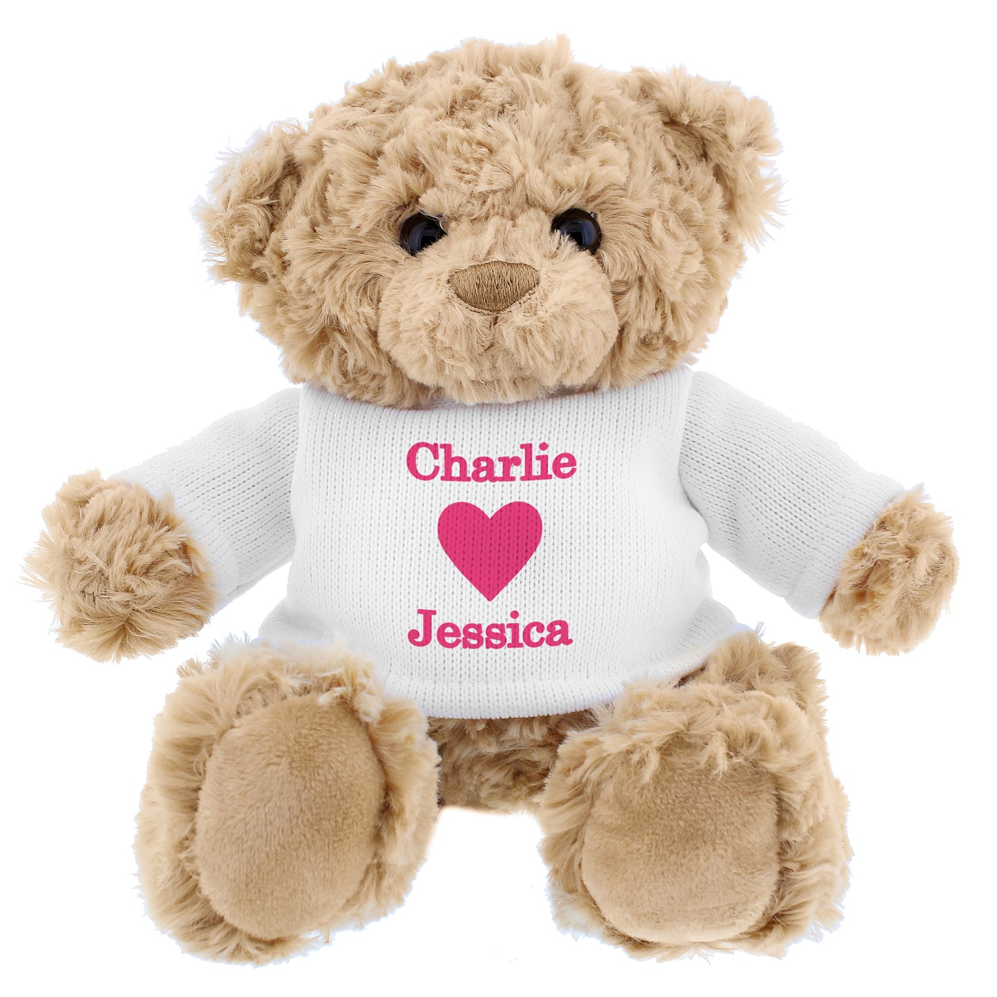 Personalised Love Heart Teddy Bear - MK&JD Gifts