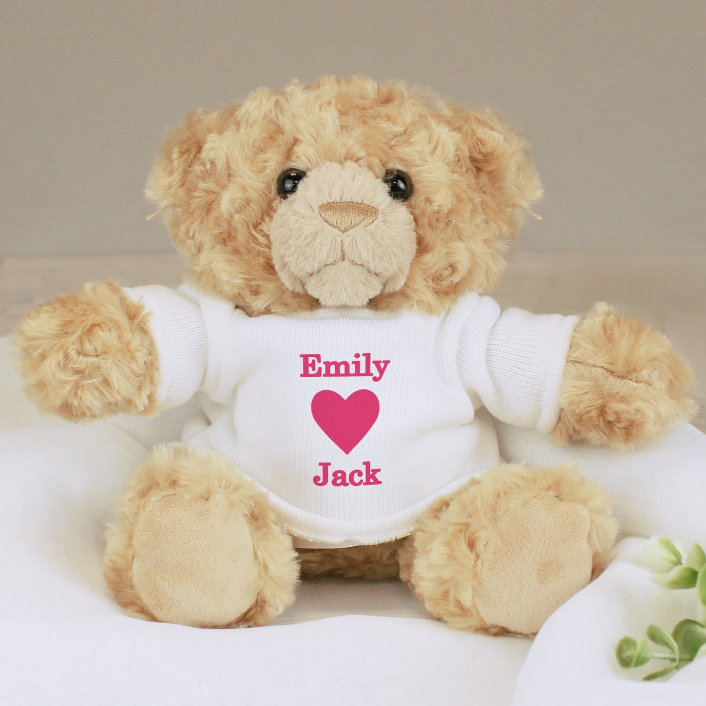Personalised Love Heart Teddy Bear - MK&JD Gifts