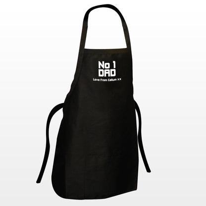 Personalised No.1 Dad Apron - MK&JD Gifts