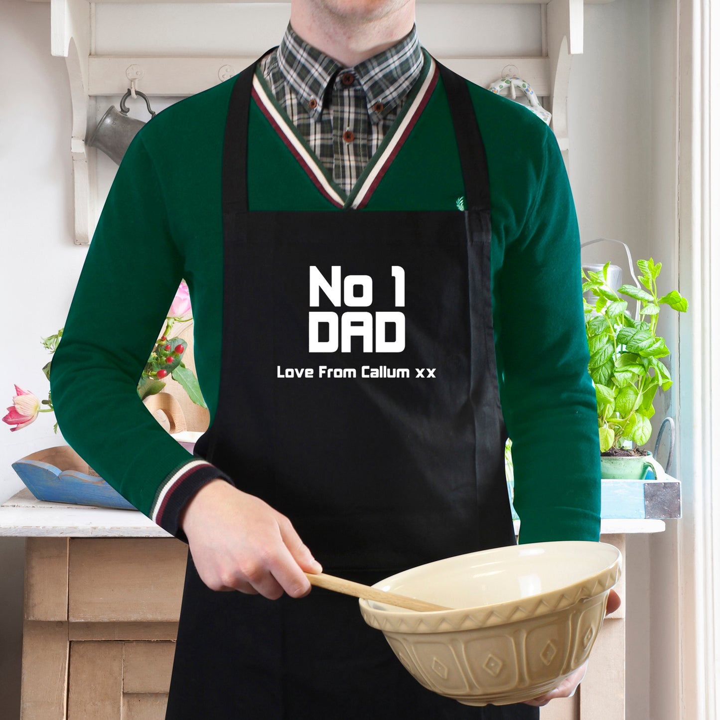 Personalised No.1 Dad Apron - MK&JD Gifts