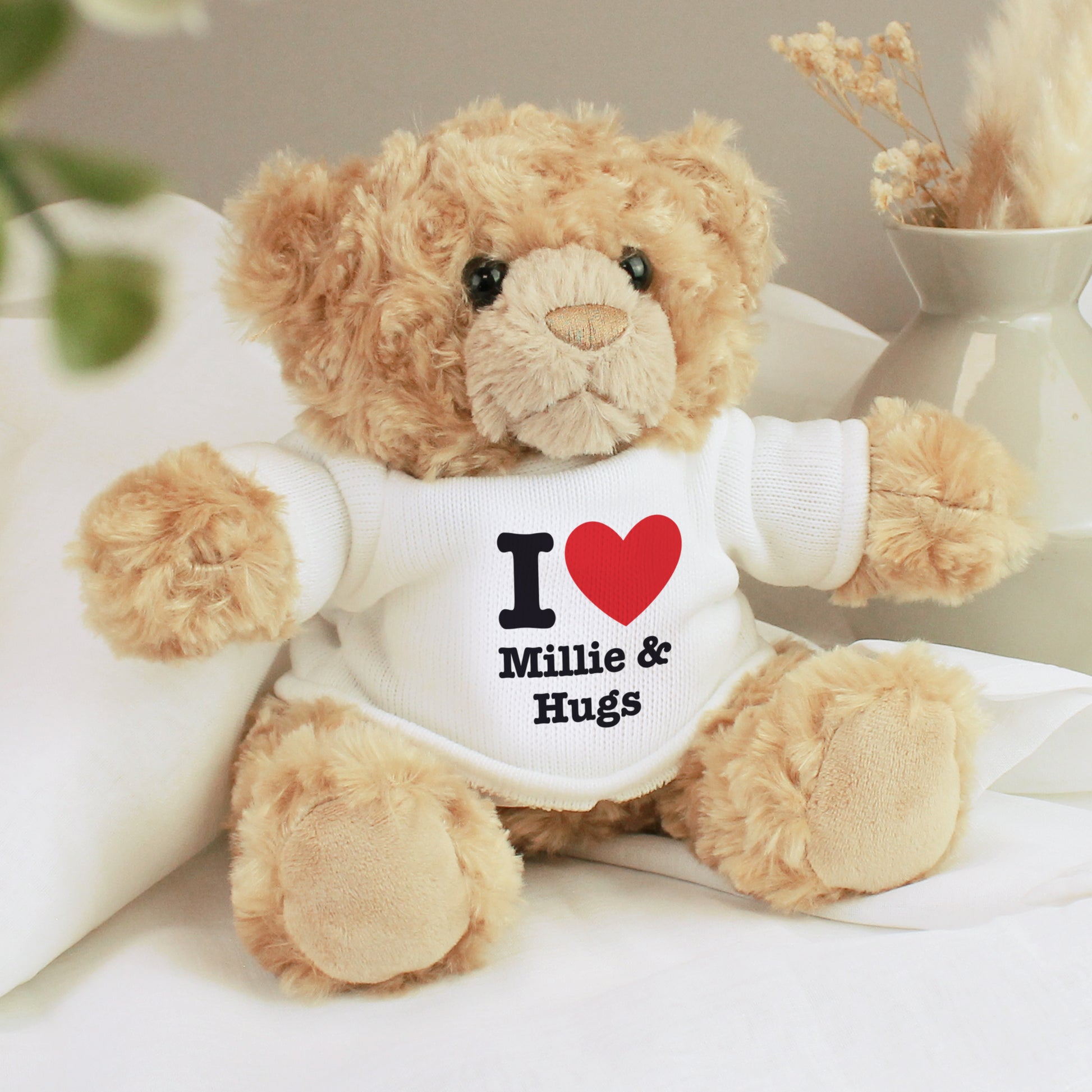 Personalised I Love... Teddy Bear - MK&JD Gifts