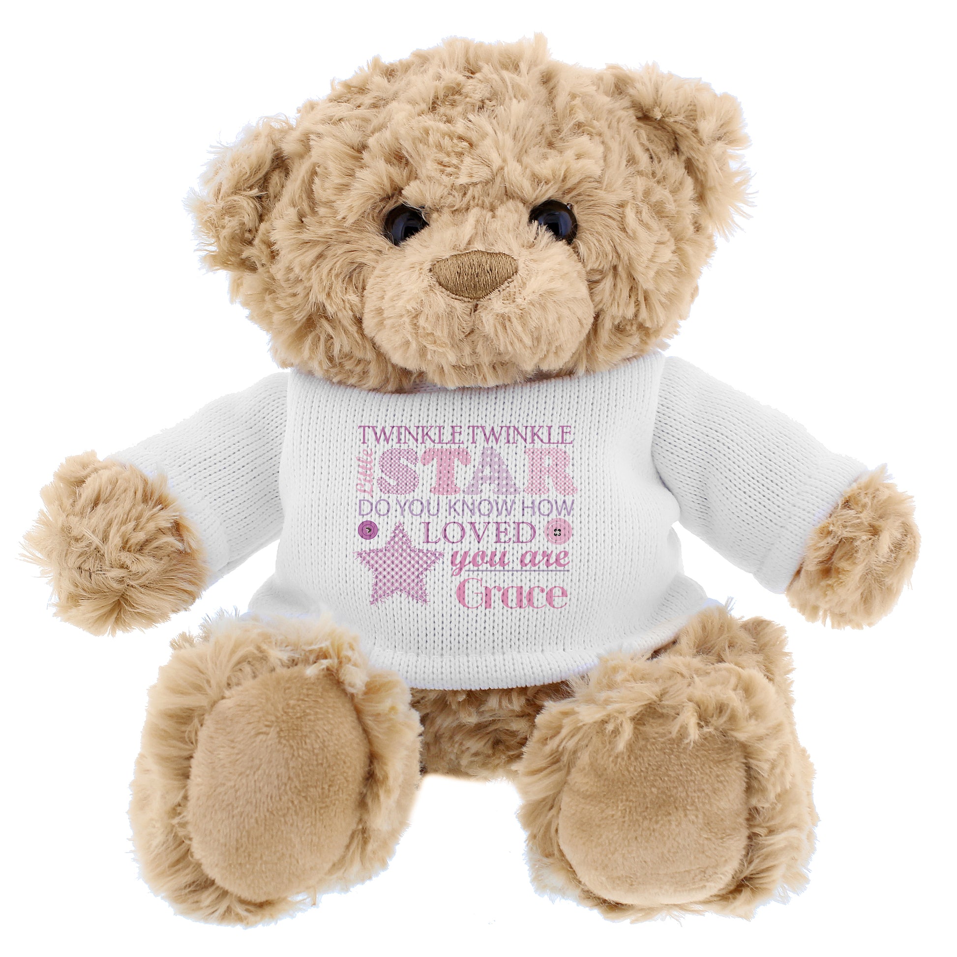 Personalised Twinkle Girls Teddy Bear - MK&JD Gifts