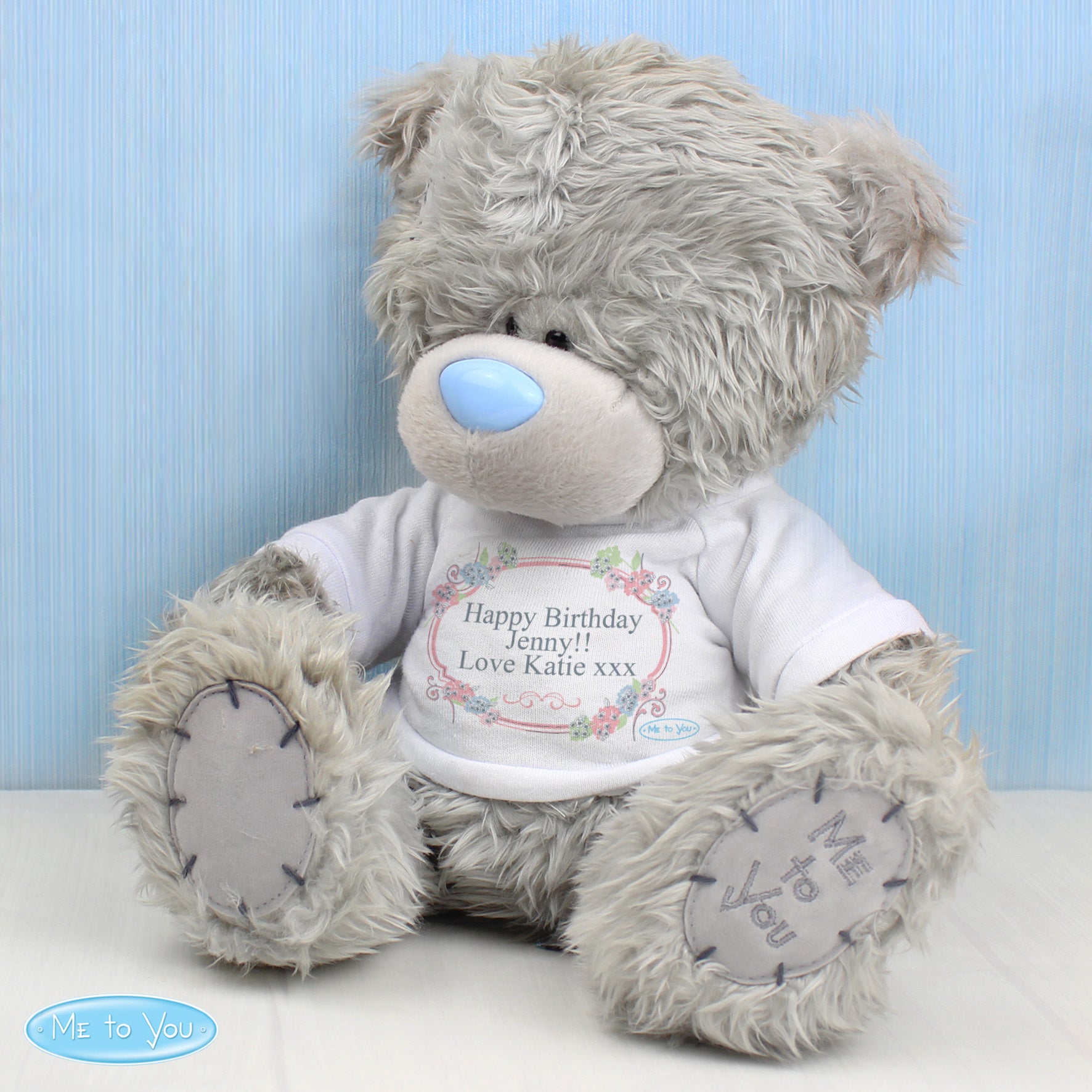 Personalised Me To You Bear 'Floral' - MK&JD Gifts