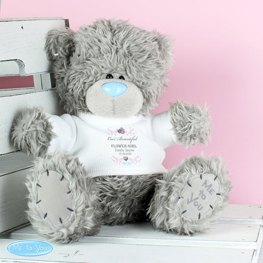 Personalised Me To You Bear for Bridesmaid and Flowergirl - MK&JD Gifts