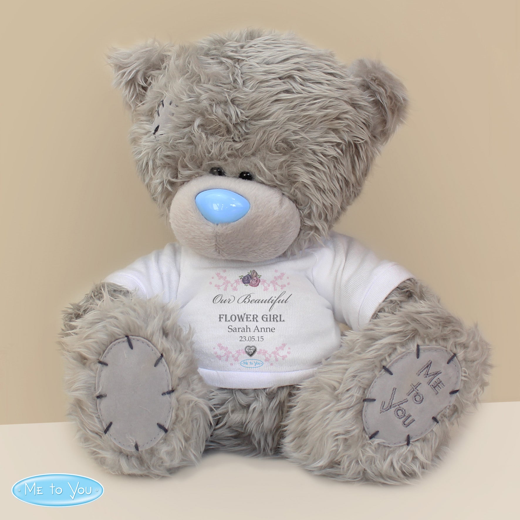 Personalised Me To You Bear for Bridesmaid and Flowergirl - MK&JD Gifts