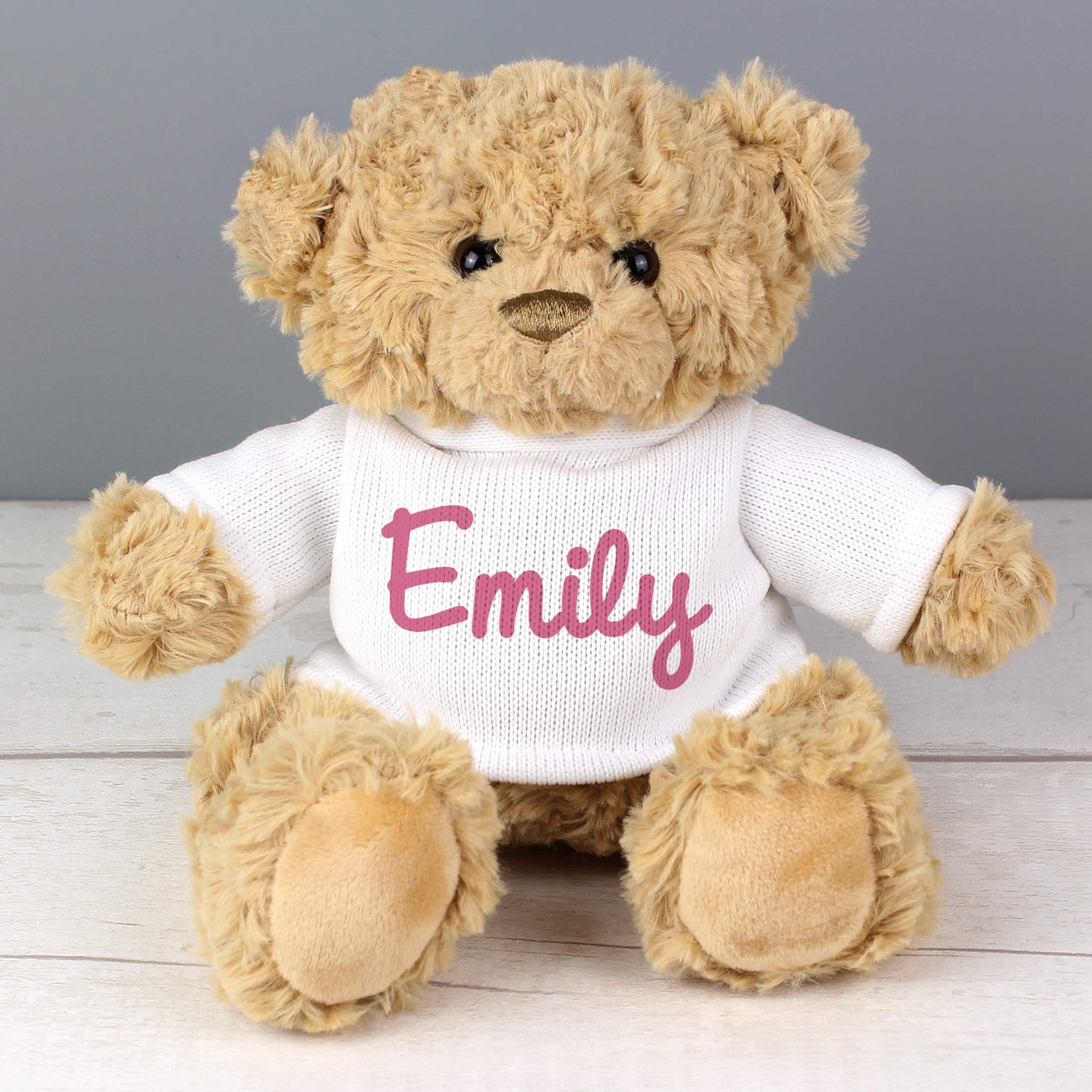 Personalised Pink Name Only Teddy Bear - MK&JD Gifts