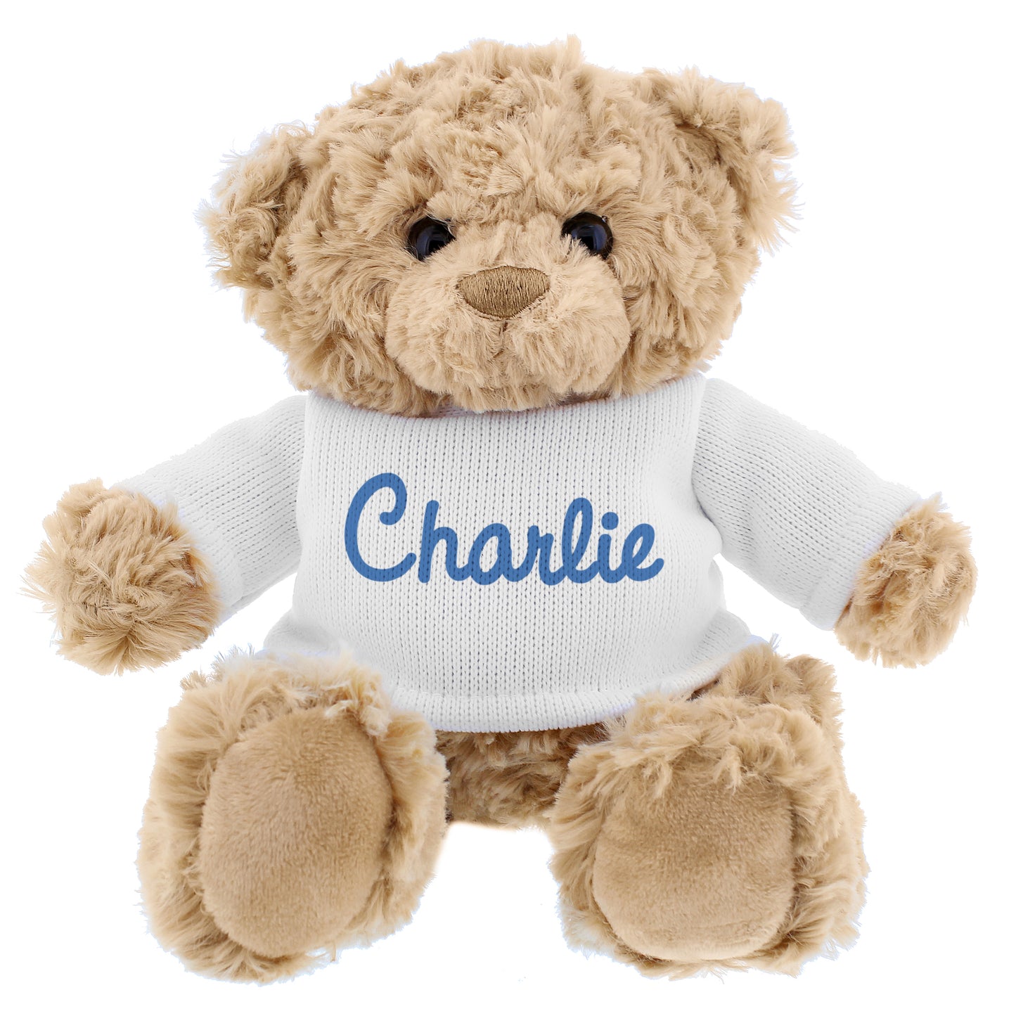 Personalised Blue Name Only Teddy Bear - MK&JD Gifts