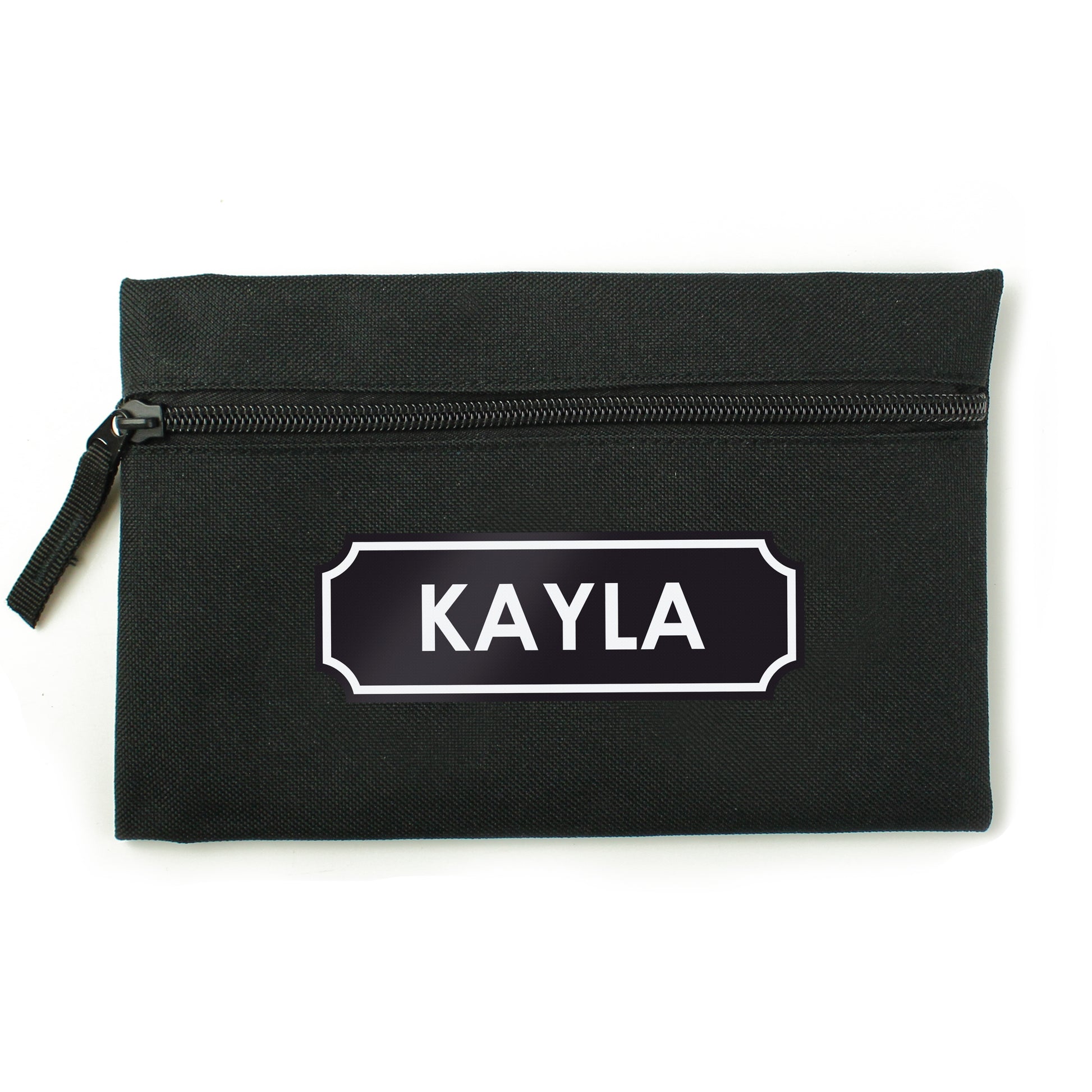 Personalised Black Pencil Case - MK&JD Gifts