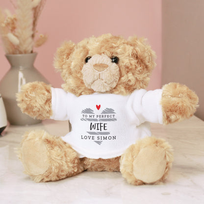 Personalised Scribble Heart Teddy Bear - MK&JD Gifts