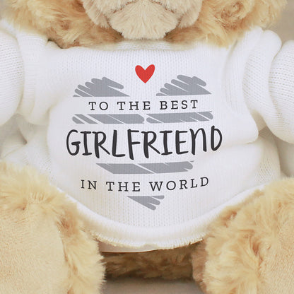 Personalised Scribble Heart Teddy Bear - MK&JD Gifts