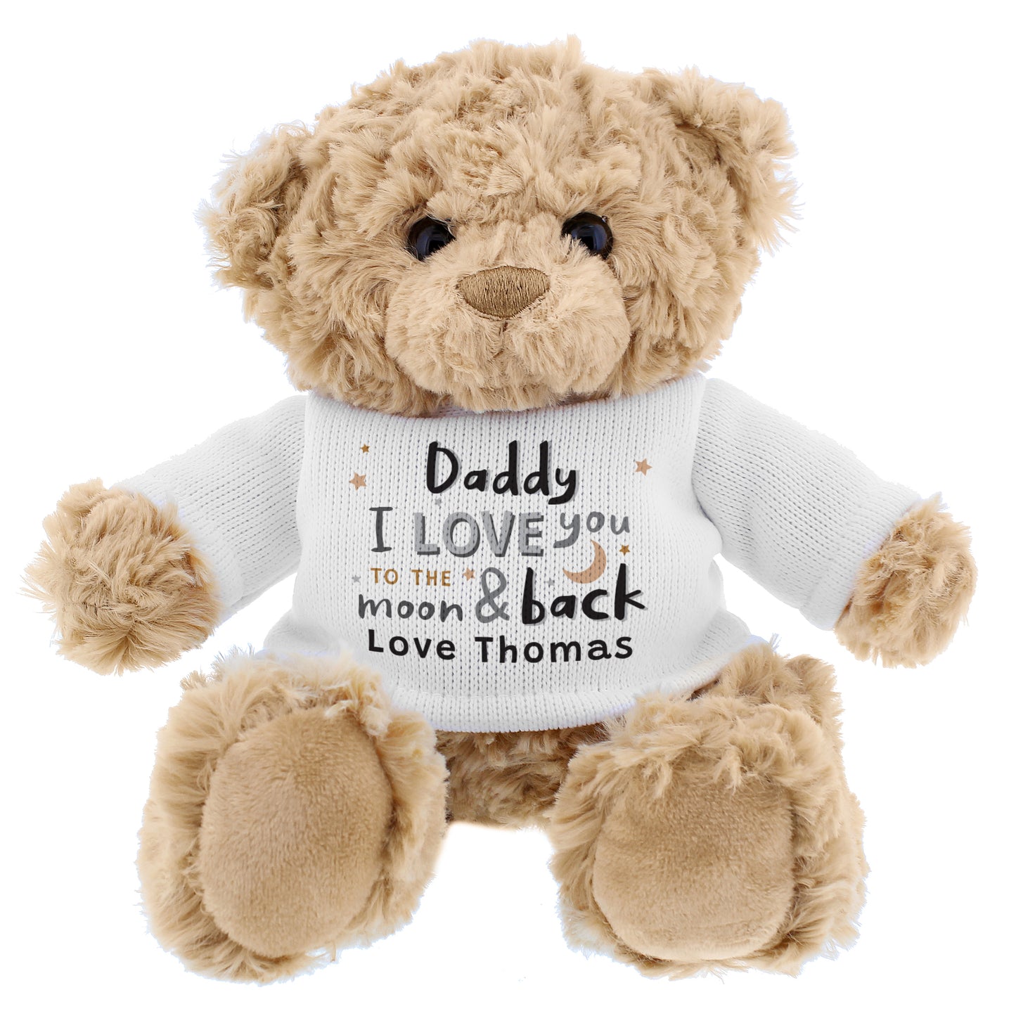 Personalised To the Moon and Back Teddy Bear - MK&JD Gifts