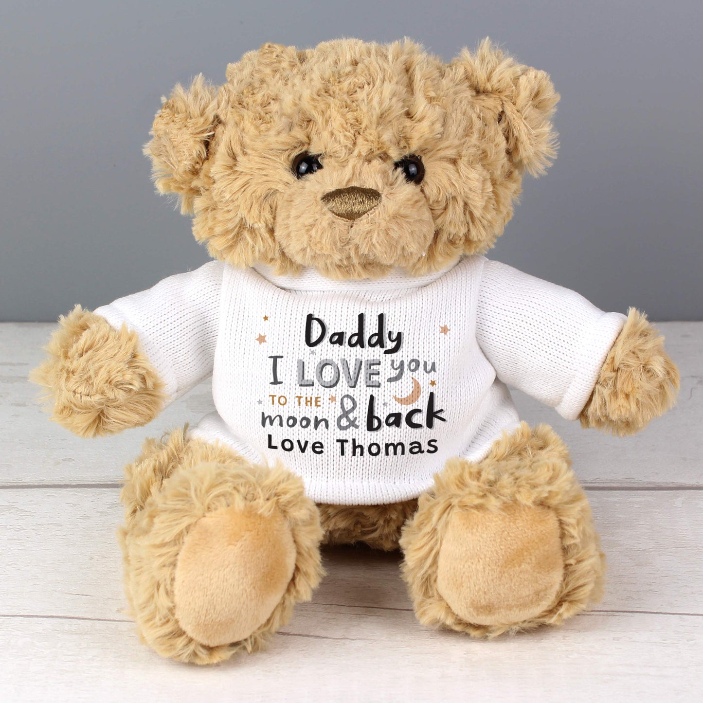 Personalised To the Moon and Back Teddy Bear - MK&JD Gifts