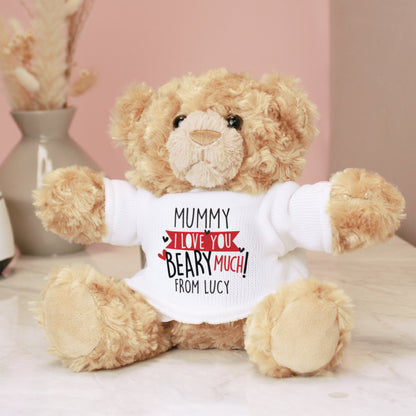 Personalised Love You Beary Much Teddy Bear - MK&JD Gifts