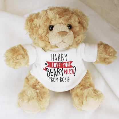 Personalised Love You Beary Much Teddy Bear - MK&JD Gifts