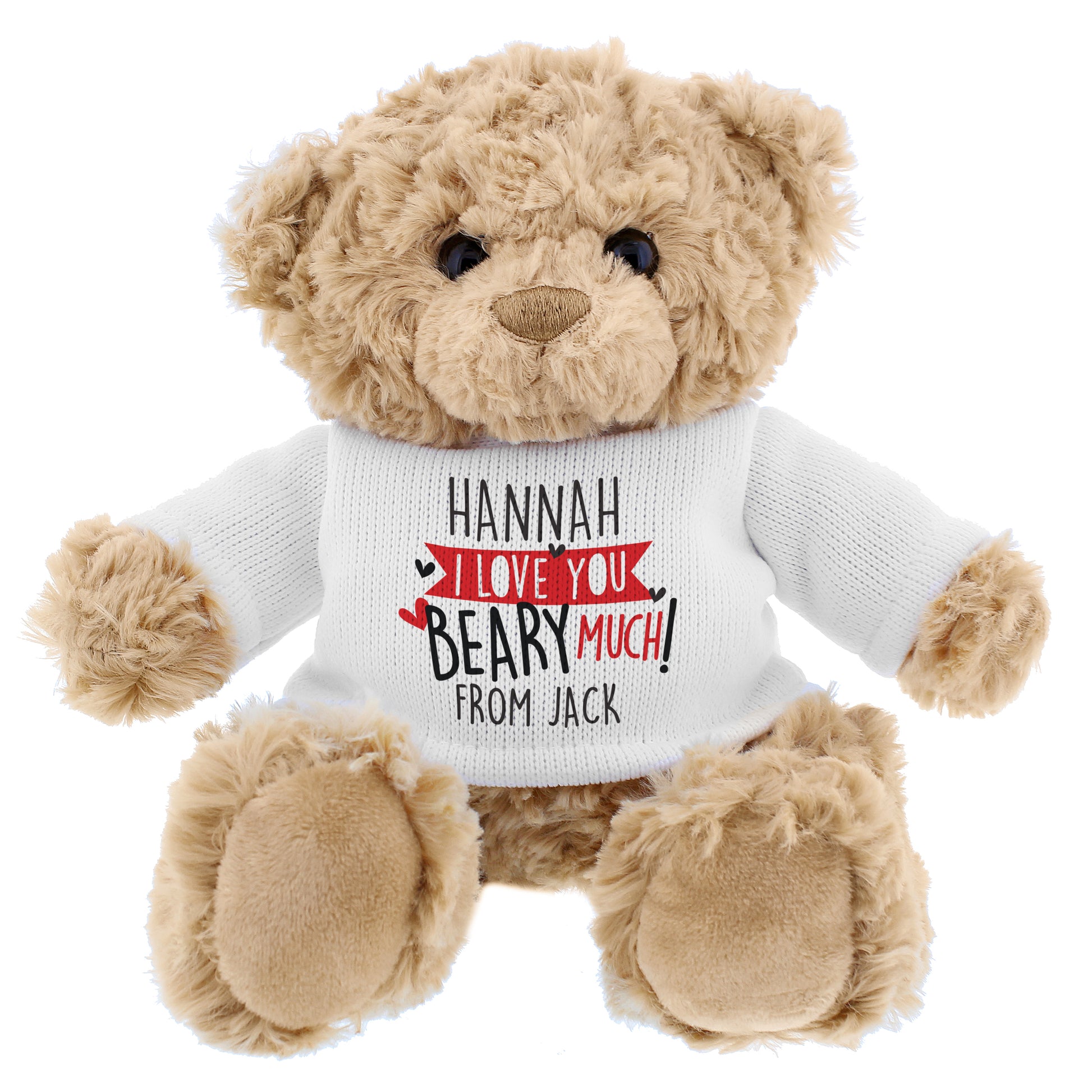Personalised Love You Beary Much Teddy Bear - MK&JD Gifts