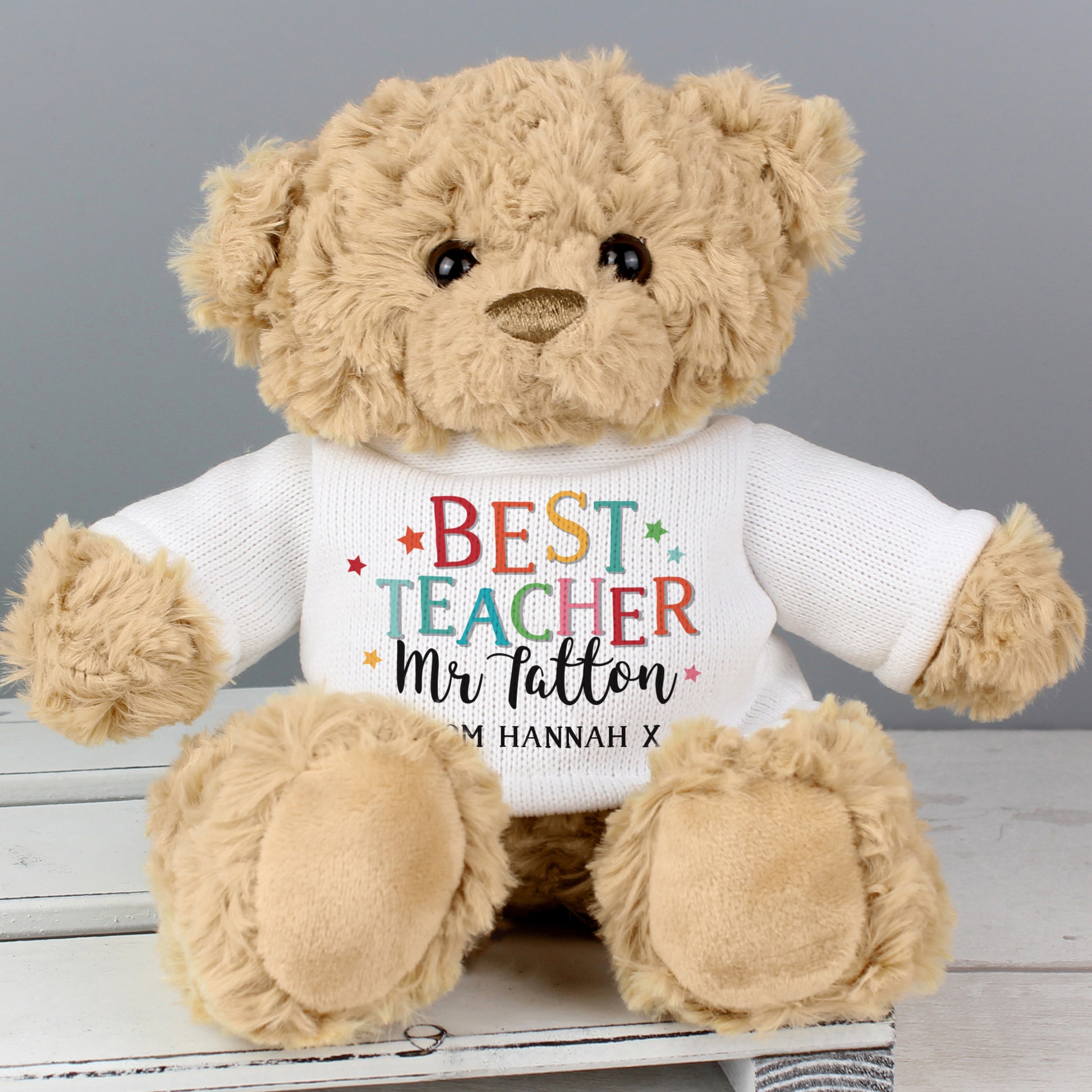 Personalised Best Teacher Teddy Bear - MK&JD Gifts