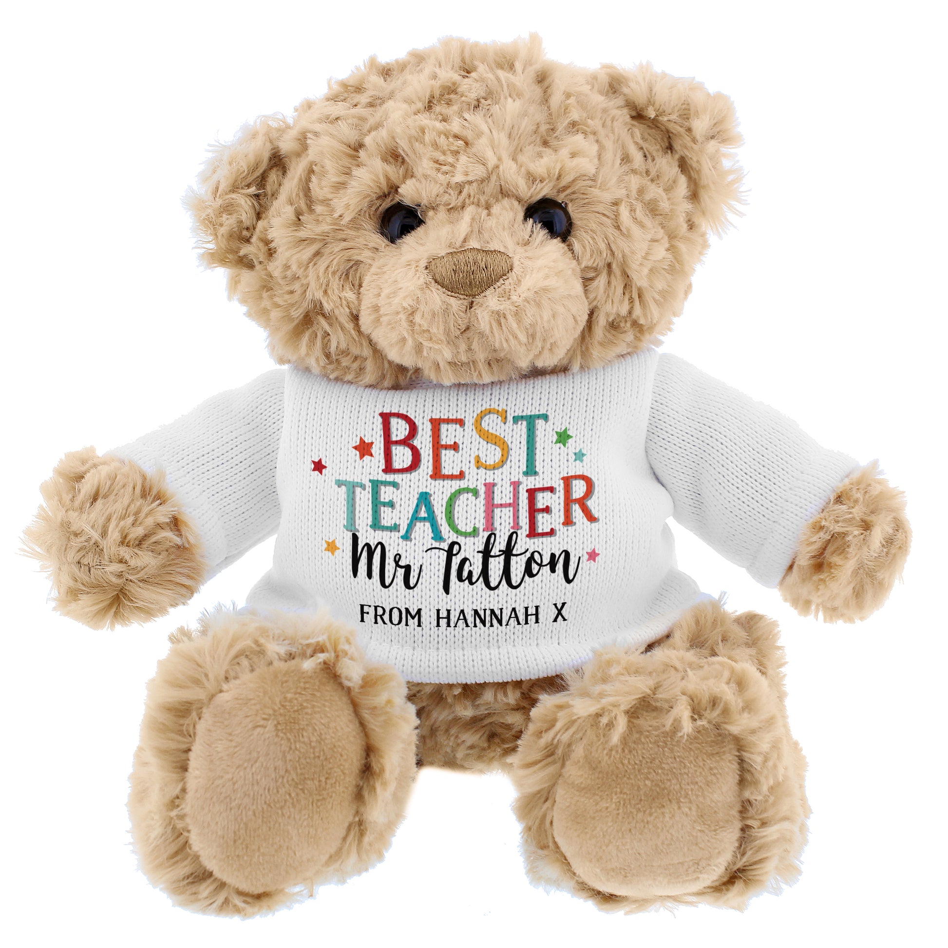 Personalised Best Teacher Teddy Bear - MK&JD Gifts