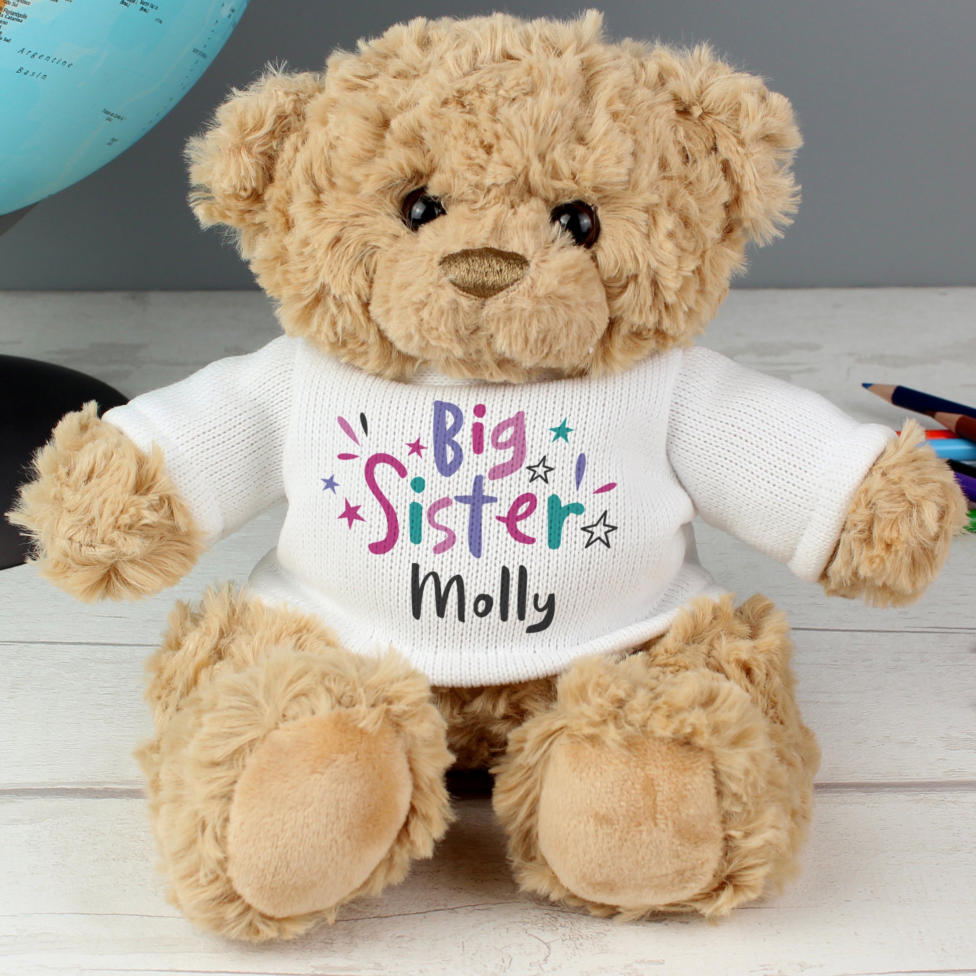 Personalised Big Sister Teddy Bear - MK&JD Gifts
