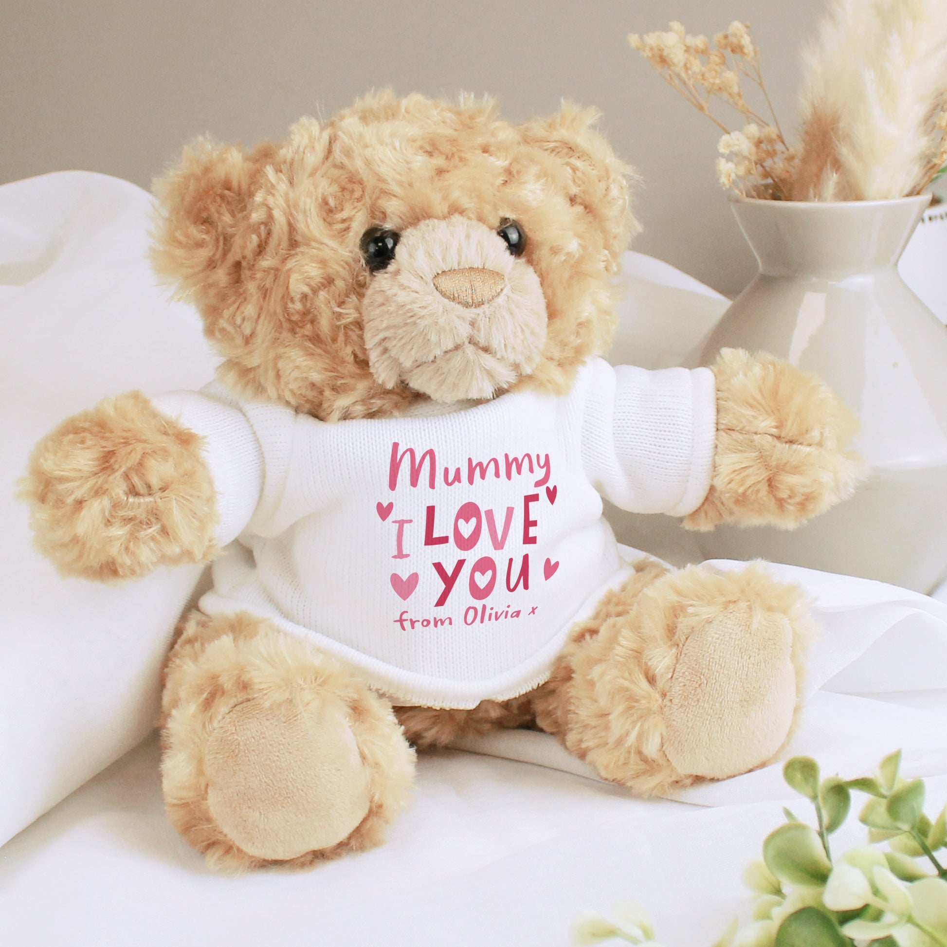 Personalised I Love You Teddy Bear - MK&JD Gifts