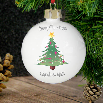 Personalised Christmas Tree Bauble - MK&JD Gifts