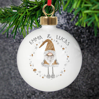 Personalised Christmas Gonk  Bauble - MK&JD Gifts