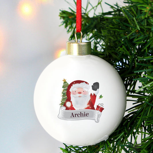 Personalised Santa Claus Bauble - MK&JD Gifts