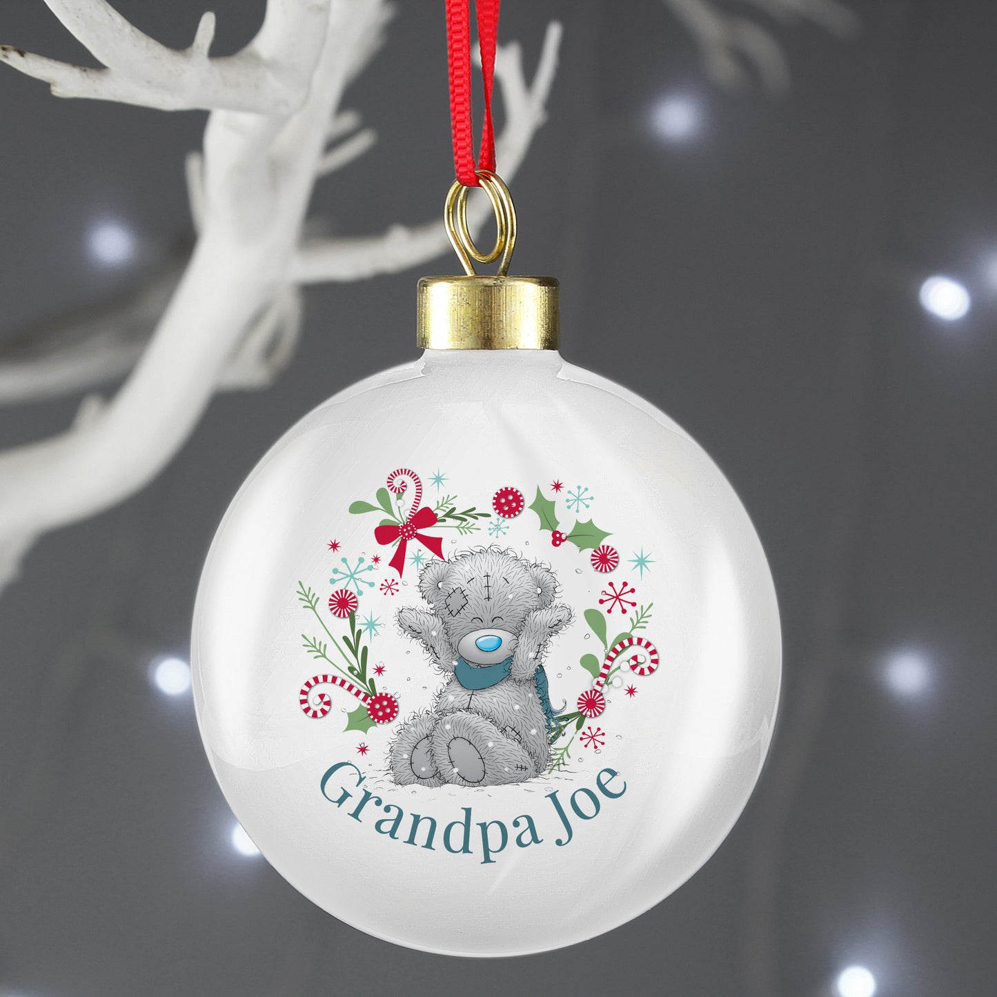 Personalised Me To You For Grandad Dad Christmas Bauble - MK&JD Gifts