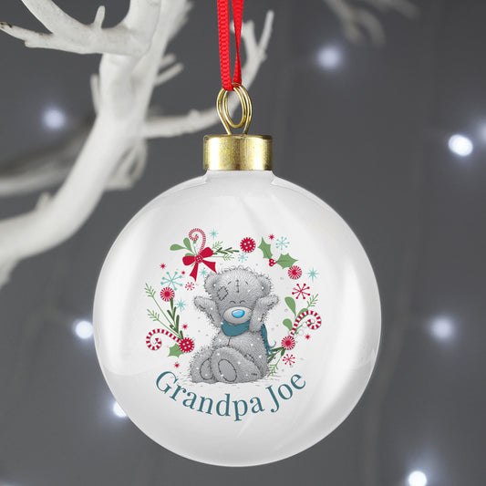 Personalised Me To You For Grandad Dad Christmas Bauble - MK&JD Gifts