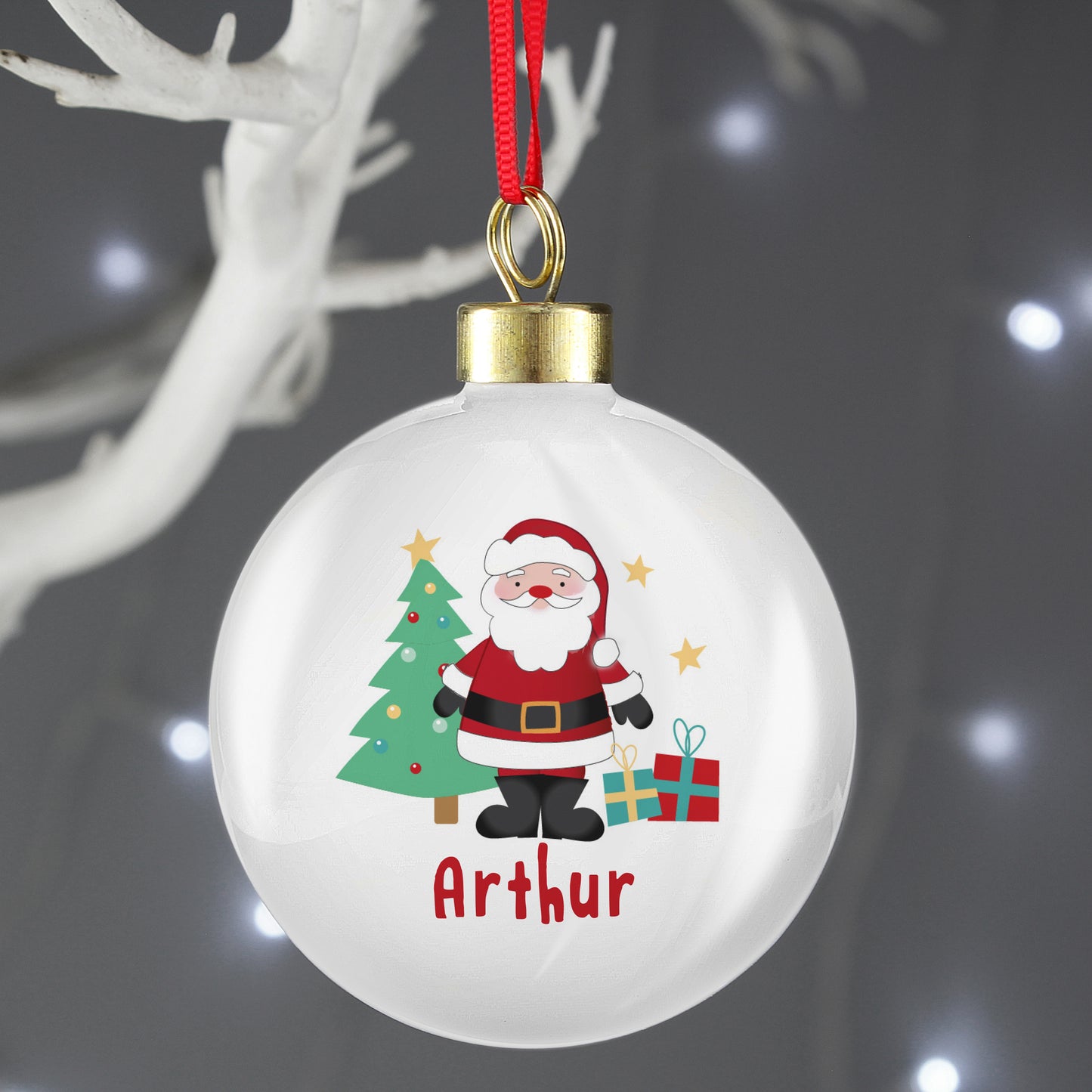 Personalised Santa Bauble - MK&JD Gifts