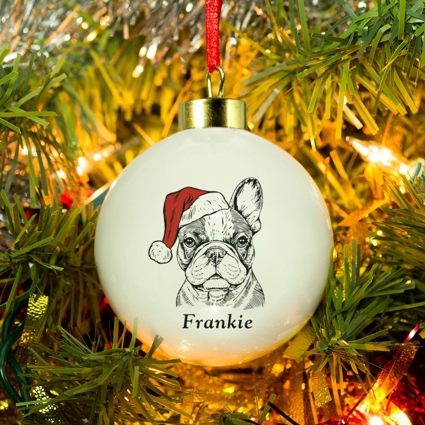 Personalised Dog Breed Christmas Bauble - MK&JD Gifts
