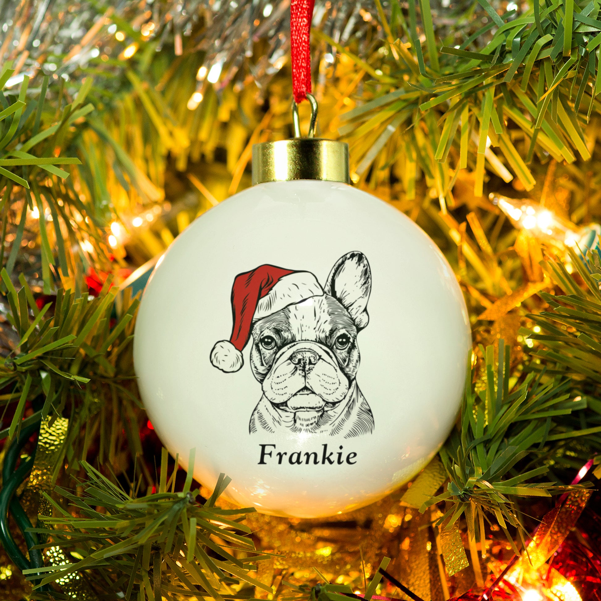 Personalised Dog Breed Christmas Bauble - MK&JD Gifts