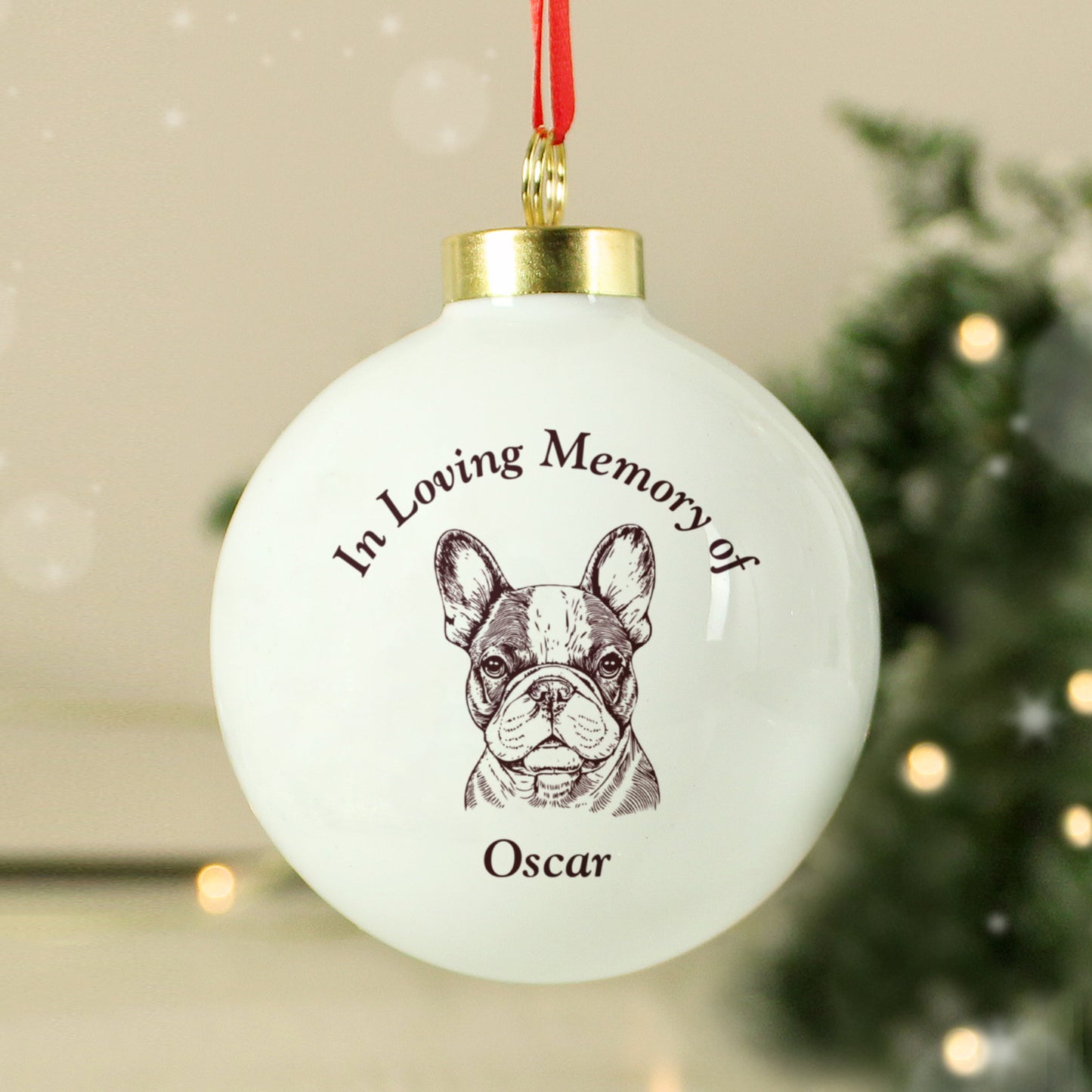 Personalised Memorial Dog Breed Bauble - MK&JD Gifts