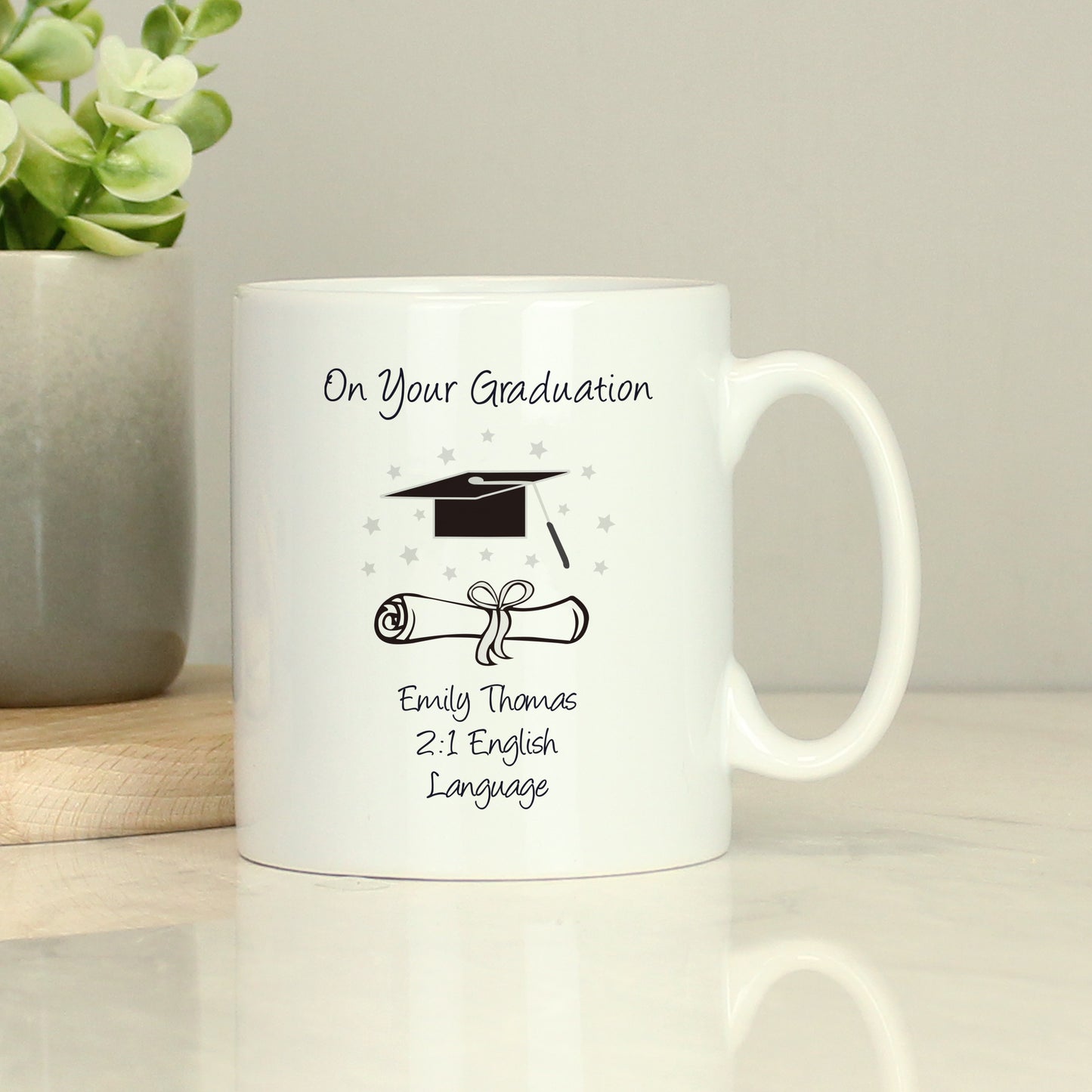 Personalised Graduation Mug - MK&JD Gifts