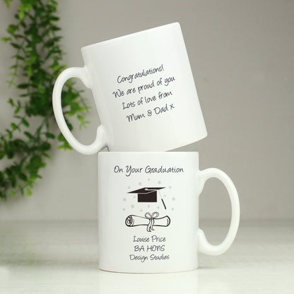 Personalised Graduation Mug - MK&JD Gifts