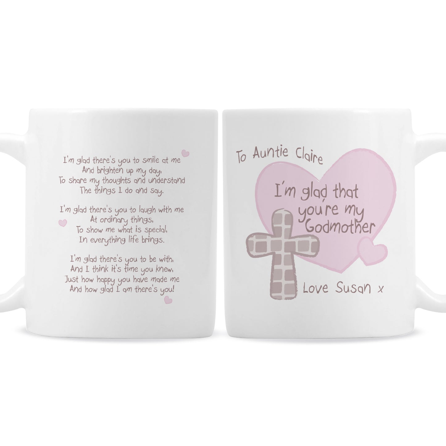 Personalised Godmother Mug - MK&JD Gifts