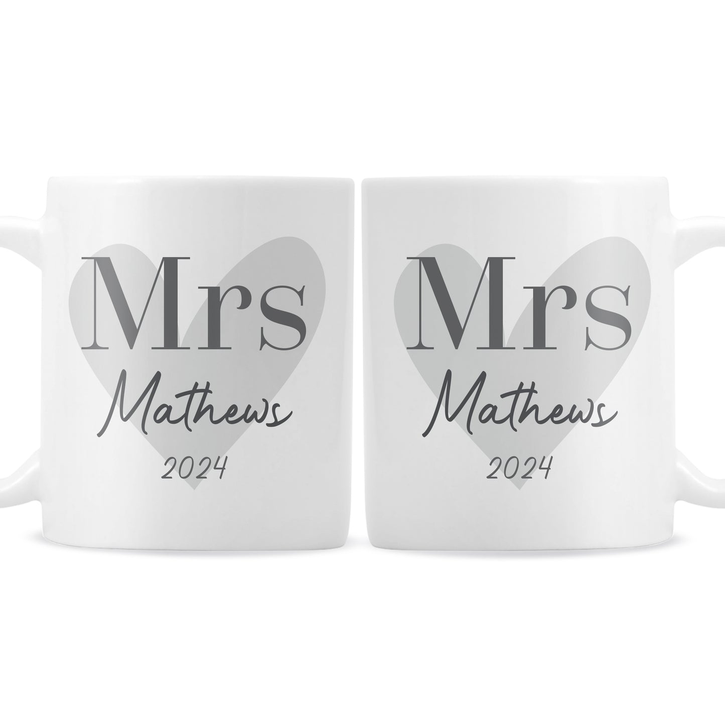 Personalised Couples Mug Set - MK&JD Gifts