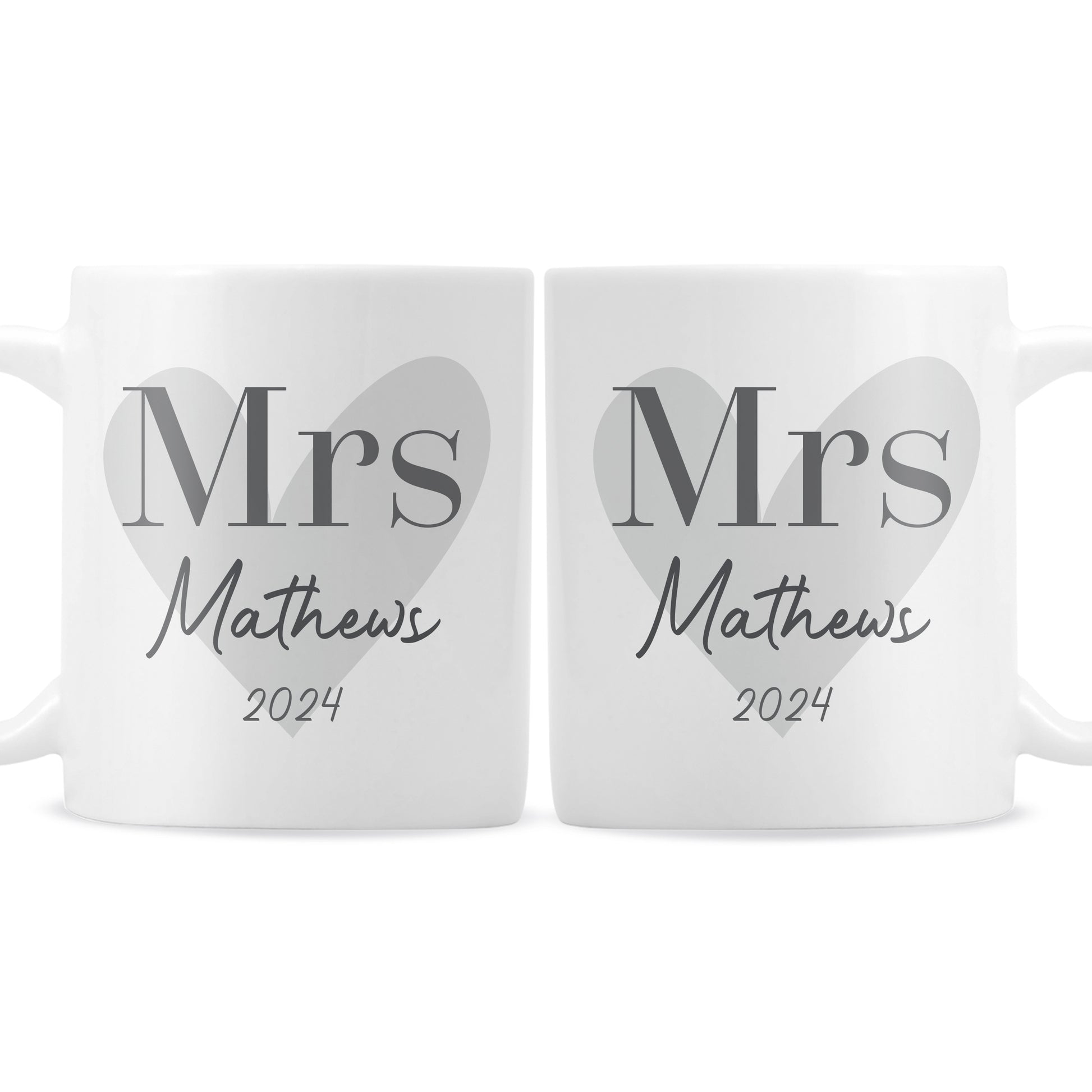 Personalised Couples Mug Set - MK&JD Gifts