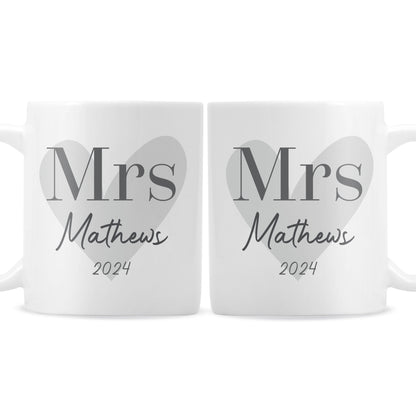 Personalised Couples Mug Set - MK&JD Gifts
