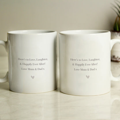 Personalised Couples Mug Set - MK&JD Gifts