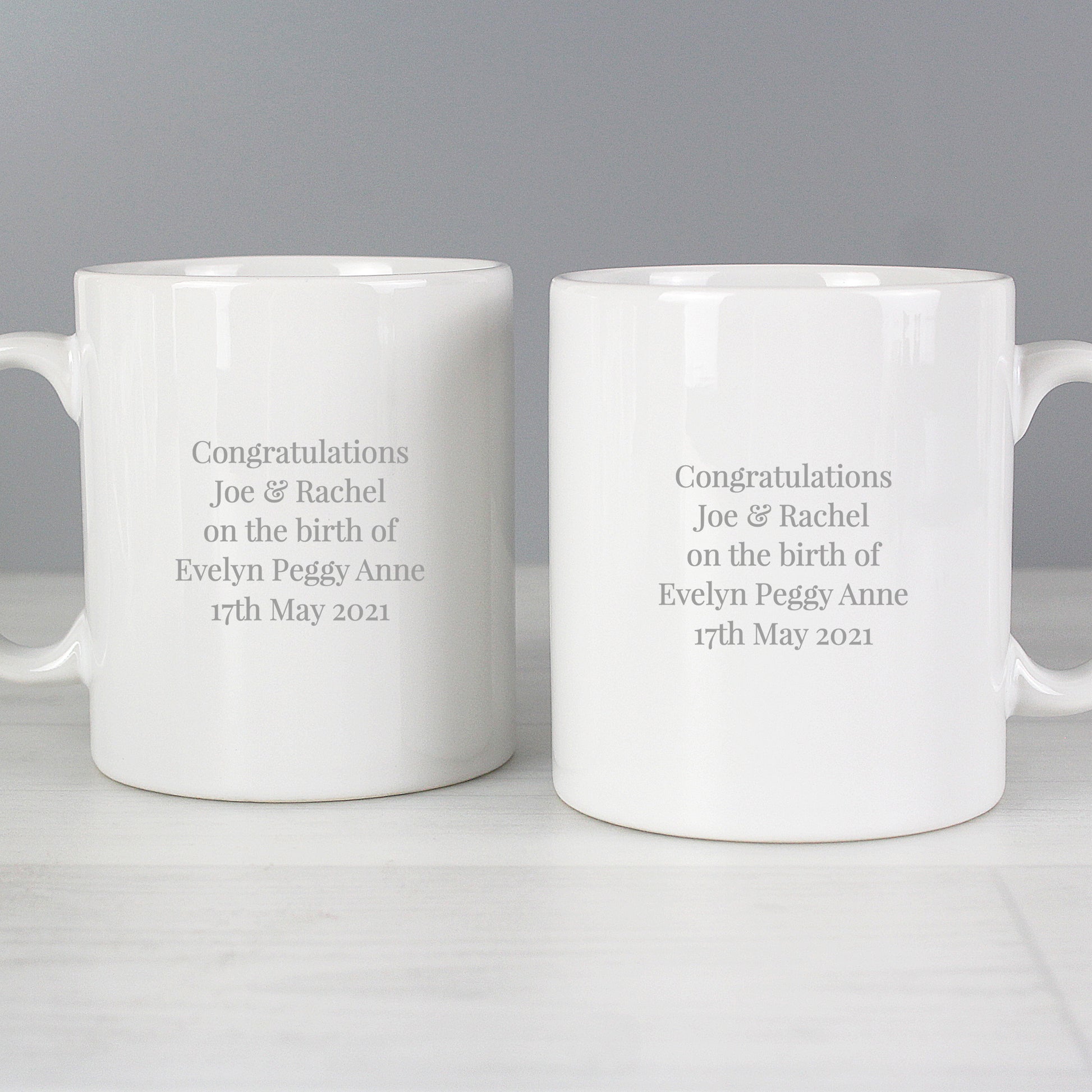 Personalised Mummy & Daddy Mug Set - MK&JD Gifts