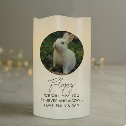 Personalised Photo Upload LED Candle - MK&JD Gifts