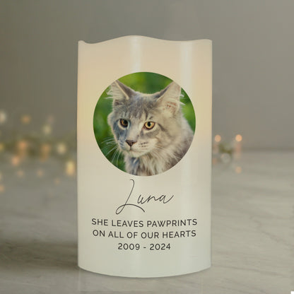 Personalised Photo Upload LED Candle - MK&JD Gifts