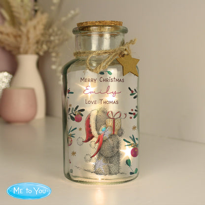 Personalised Me to You Cosy Winter Led Jar - MK&JD Gifts