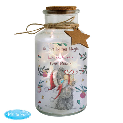 Personalised Me to You Cosy Winter Led Jar - MK&JD Gifts