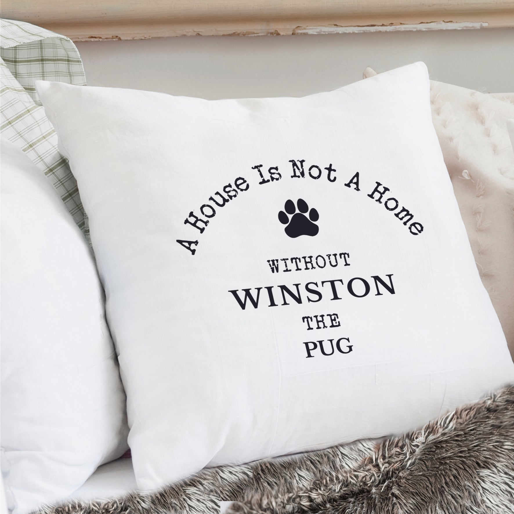 Personalised Dog Breed Cushion - MK&JD Gifts